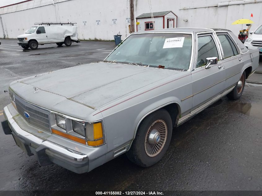 1988 Ford Crown Victoria Lx VIN: 2FABP74F2JX162653 Lot: 41155082