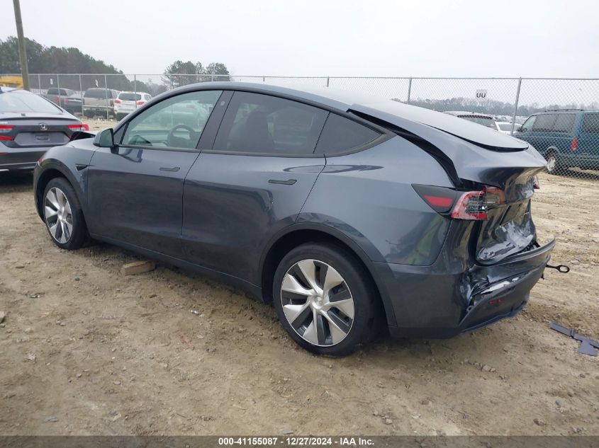 2023 Tesla Model Y Awd/Long Range Dual Motor All-Wheel Drive VIN: 7SAYGDEE4PF709796 Lot: 41155087