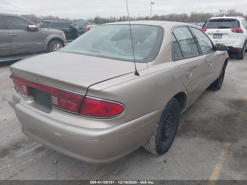 2003 Buick Century Custom VIN: 2G4WS52J831294422 Lot: 41155151