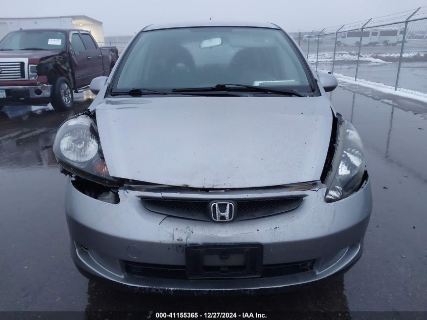 2007 Honda Fit VIN: JHMGD38497S021180 Lot: 41155365