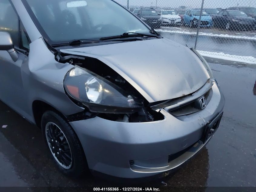 2007 Honda Fit VIN: JHMGD38497S021180 Lot: 41155365