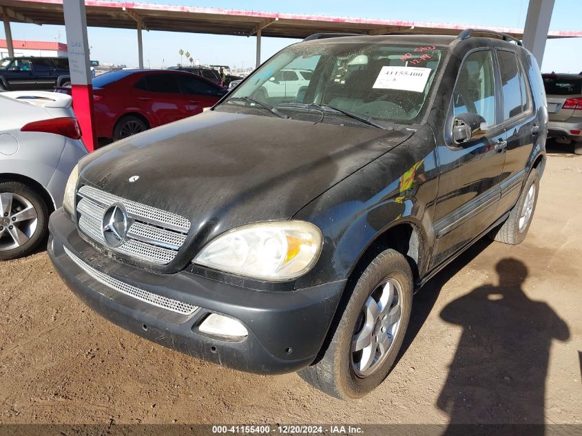 2003 Mercedes-Benz Ml 500 VIN: 4JGAB75E53A445436 Lot: 41155400