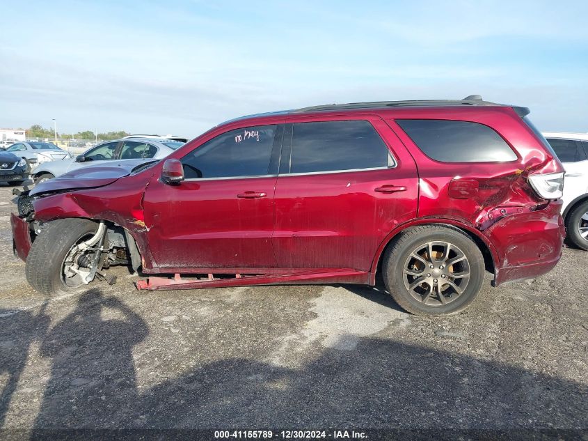 2018 Dodge Durango Gt Awd VIN: 1C4RDJDG8JC462895 Lot: 41155789