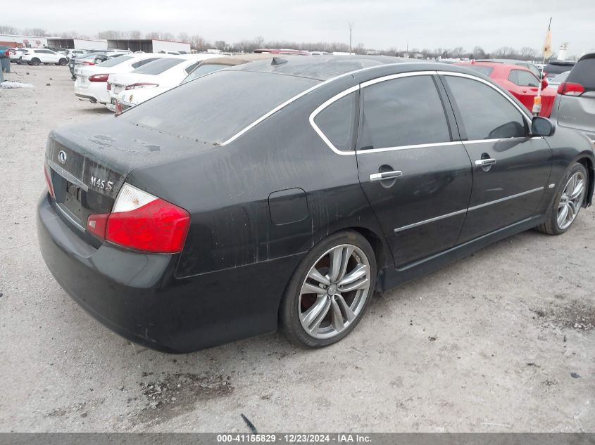 2008 Infiniti M45 VIN: JNKBY01E78M500350 Lot: 41155829