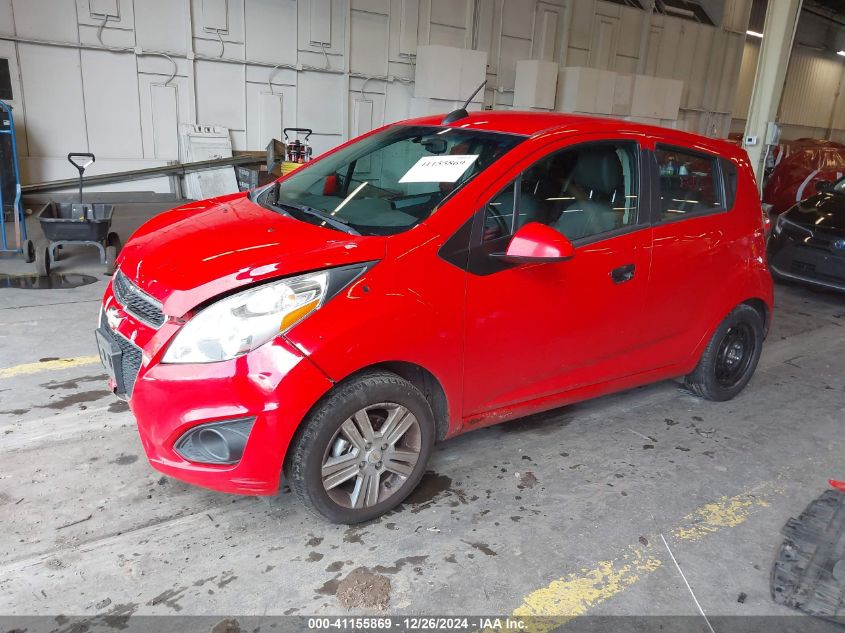 2015 Chevrolet Spark 1Lt Cvt VIN: KL8CD6S91FC811242 Lot: 41155869