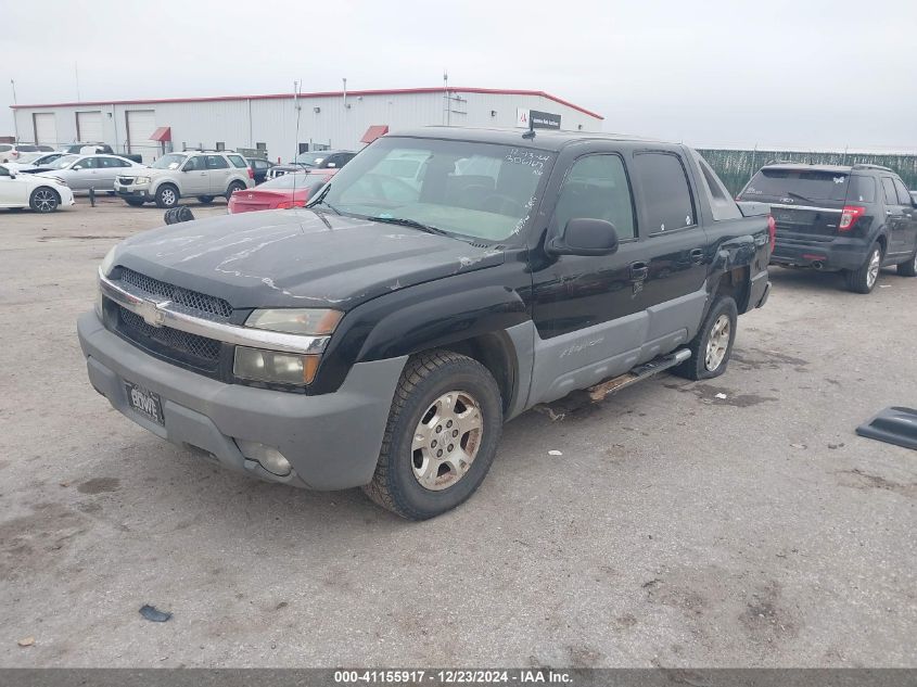 2002 Chevrolet Avalanche 1500 VIN: 3GNEK13T42G336073 Lot: 41155917