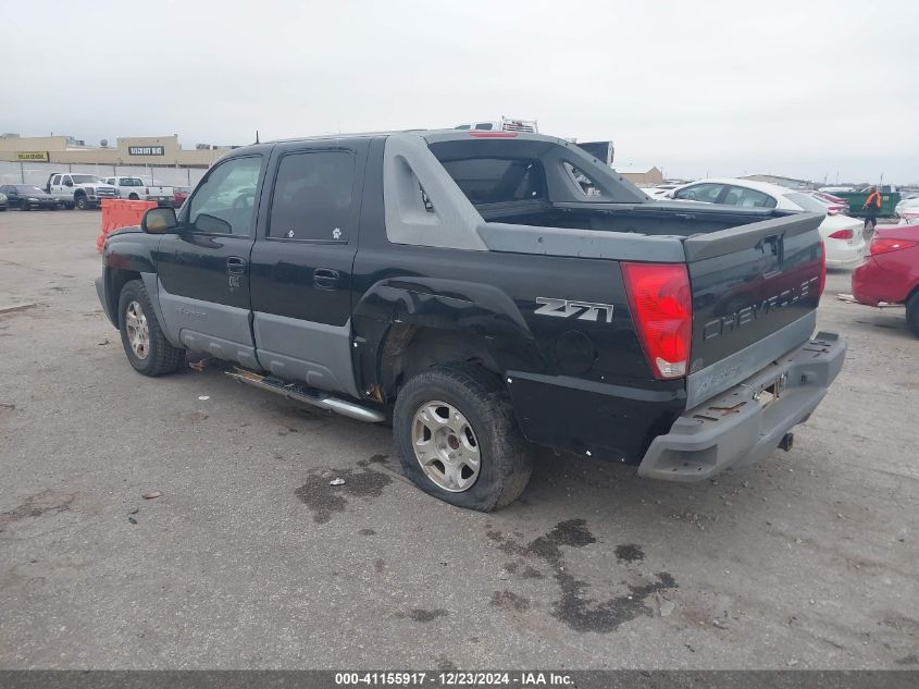 2002 Chevrolet Avalanche 1500 VIN: 3GNEK13T42G336073 Lot: 41155917