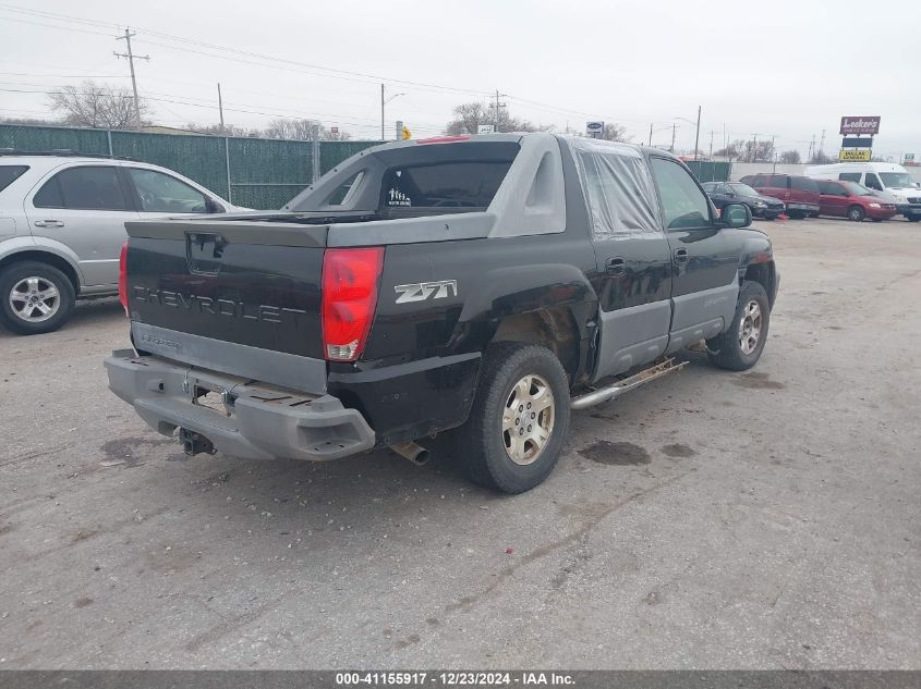 2002 Chevrolet Avalanche 1500 VIN: 3GNEK13T42G336073 Lot: 41155917