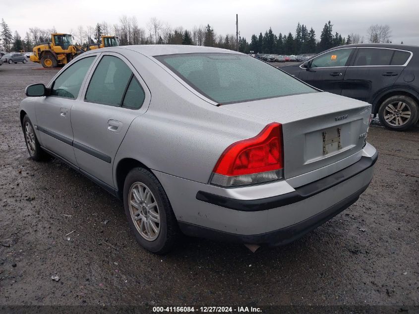 2003 Volvo S60 2.4 VIN: YV1RS61T032270846 Lot: 41156084