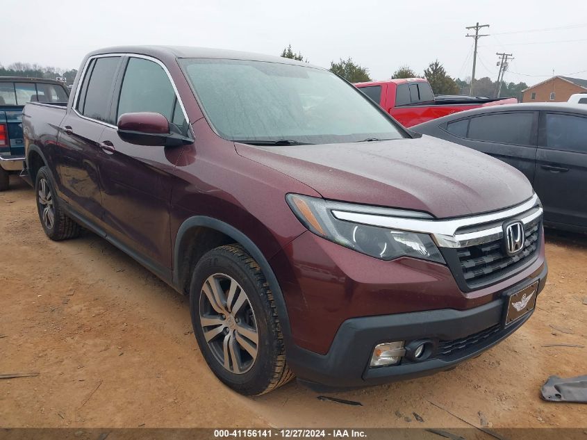 2017 Honda Ridgeline Rts VIN: 5FPYK3F40HB037675 Lot: 41156141