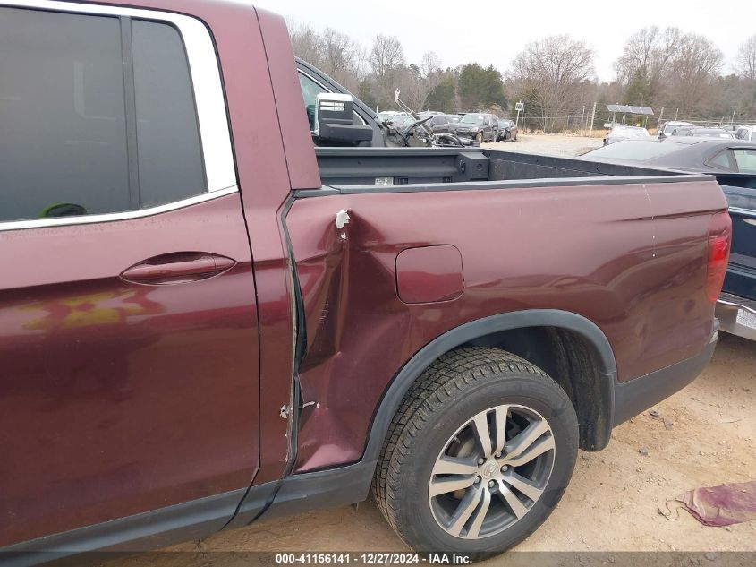 2017 Honda Ridgeline Rts VIN: 5FPYK3F40HB037675 Lot: 41156141