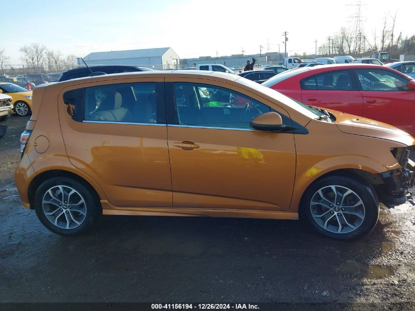 2017 Chevrolet Sonic Lt Auto VIN: 1G1JD6SBXH4110495 Lot: 41156194