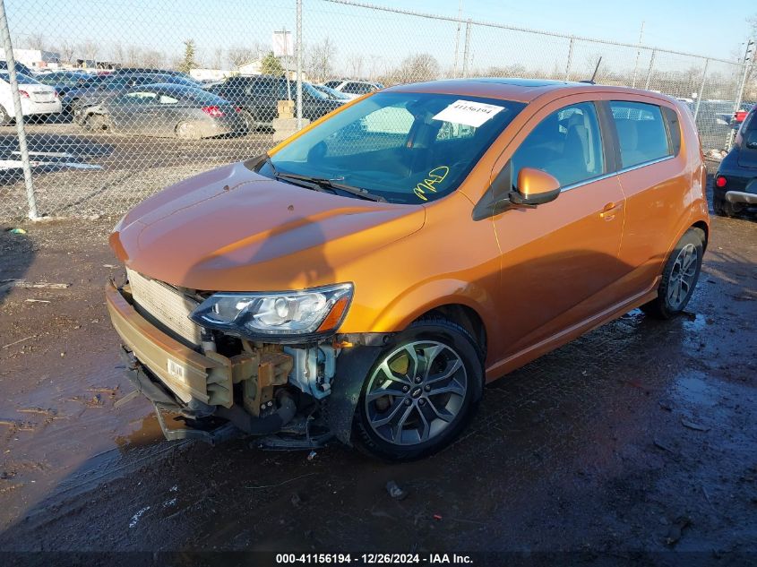 2017 Chevrolet Sonic Lt Auto VIN: 1G1JD6SBXH4110495 Lot: 41156194