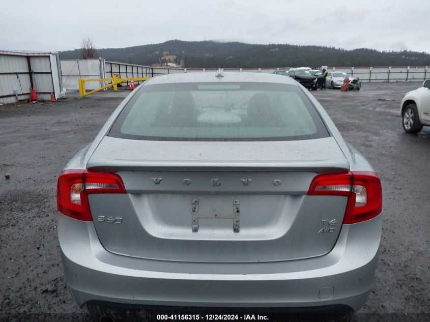 2013 Volvo S60 T6/T6 Platinum/T6 Premier Plus/T6 R-Design/T6 R-Design Platinum VIN: YV1902FH5D2233389 Lot: 41156315