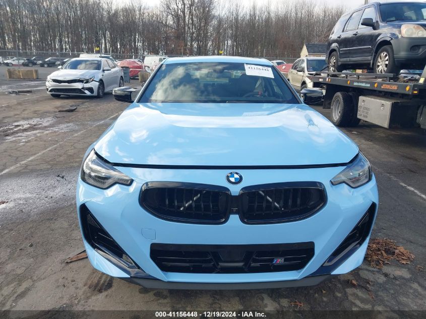 2025 BMW M240 I xDrive VIN: 3MW53CM05S8E95908 Lot: 41156448