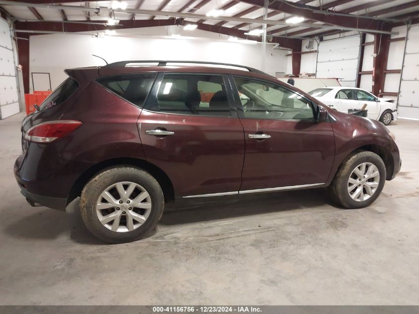 2013 Nissan Murano Sv VIN: JN8AZ1MW0DW315659 Lot: 41156756