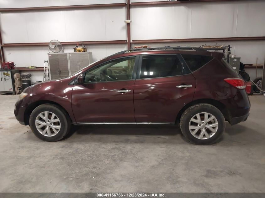 2013 Nissan Murano Sv VIN: JN8AZ1MW0DW315659 Lot: 41156756