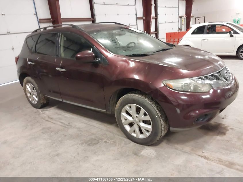 2013 Nissan Murano Sv VIN: JN8AZ1MW0DW315659 Lot: 41156756