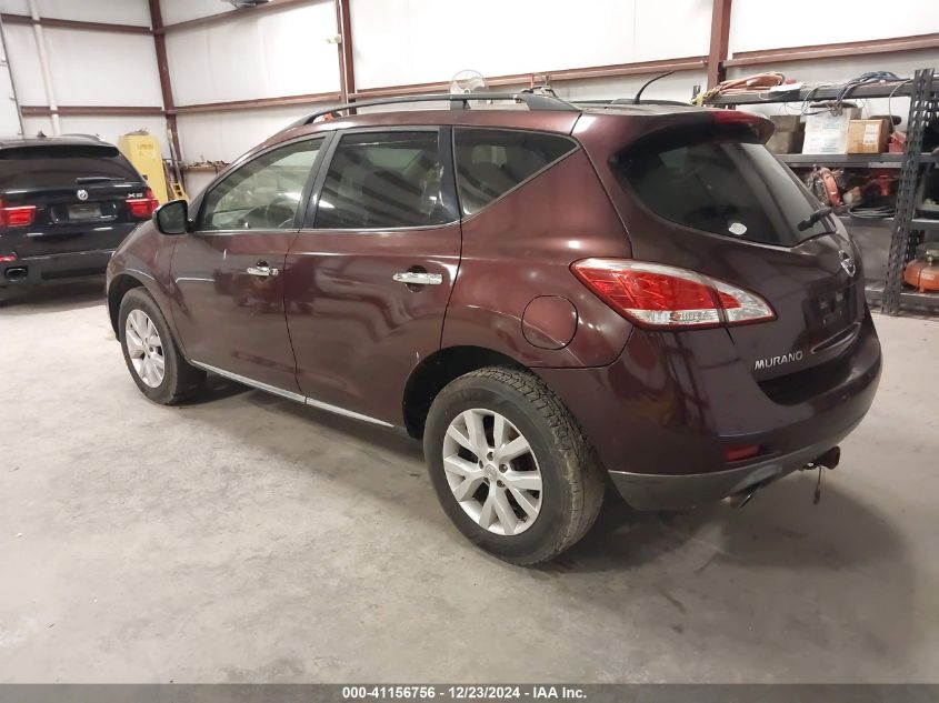 2013 Nissan Murano Sv VIN: JN8AZ1MW0DW315659 Lot: 41156756