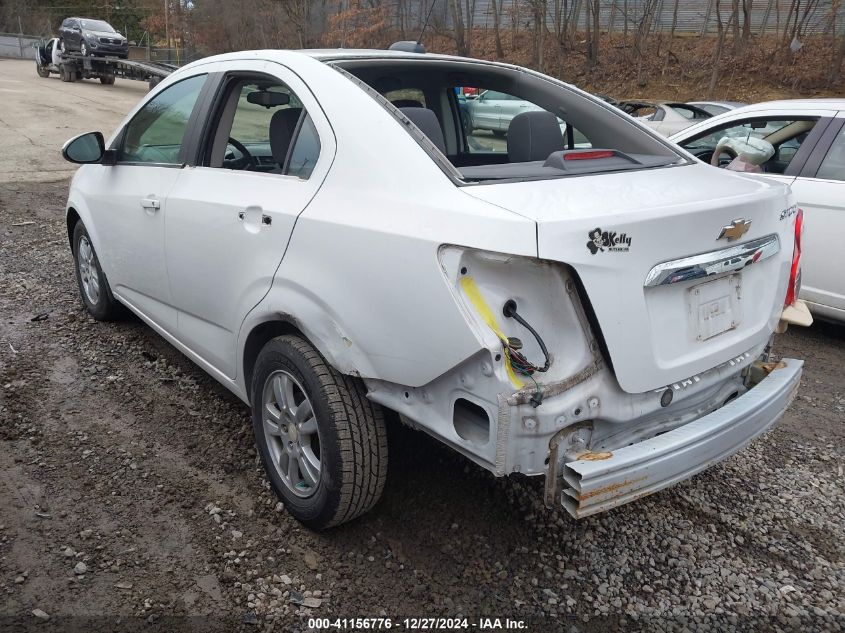 2016 Chevrolet Sonic Lt Auto VIN: 1G1JC5SG8G4148430 Lot: 41156776