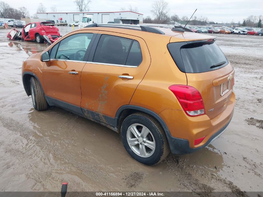 2017 Chevrolet Trax Lt VIN: 3GNCJLSB5HL163789 Lot: 41156894