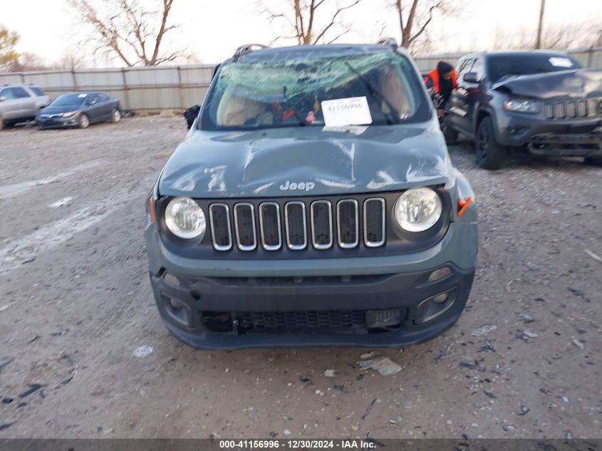 2018 Jeep Renegade Latitude Fwd VIN: ZACCJABB8JPH63684 Lot: 41156996