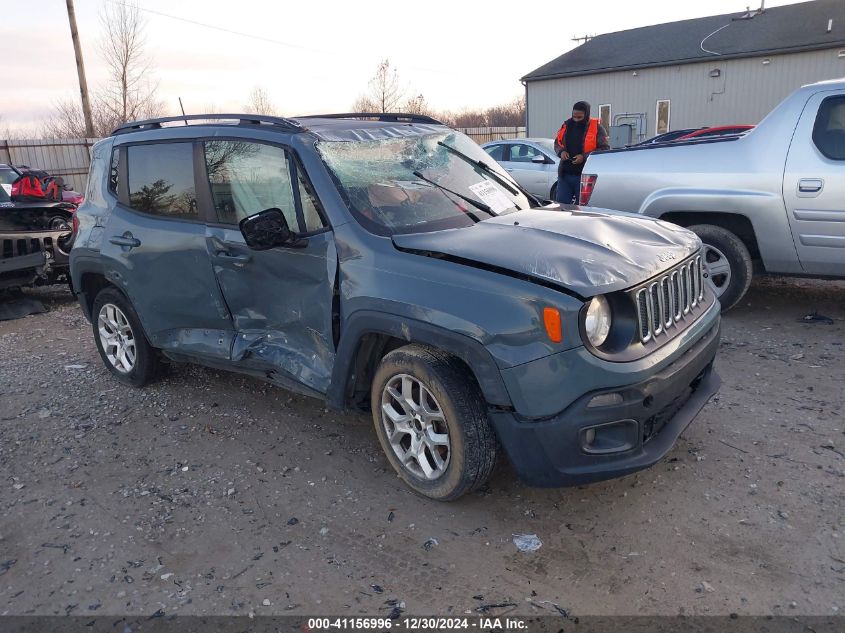 2018 Jeep Renegade Latitude Fwd VIN: ZACCJABB8JPH63684 Lot: 41156996