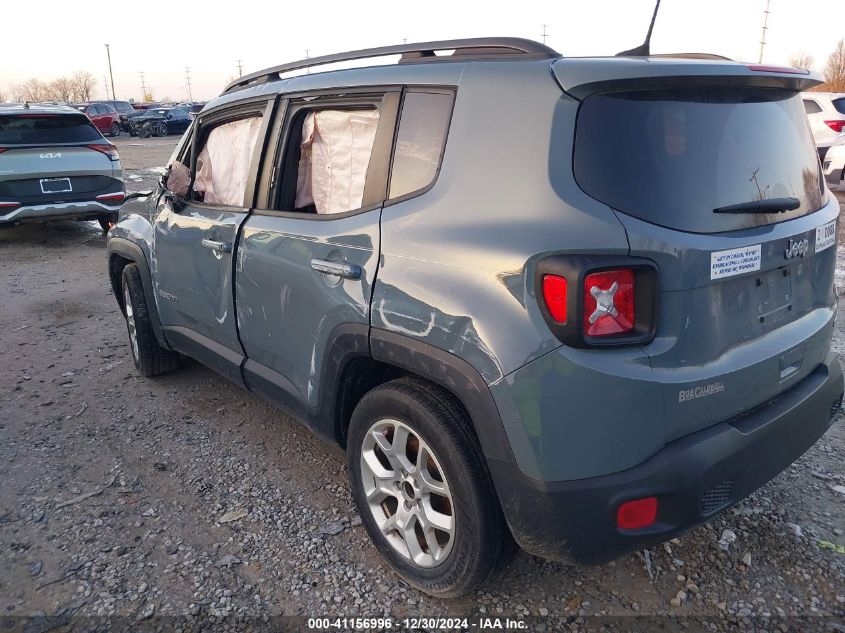 2018 Jeep Renegade Latitude Fwd VIN: ZACCJABB8JPH63684 Lot: 41156996