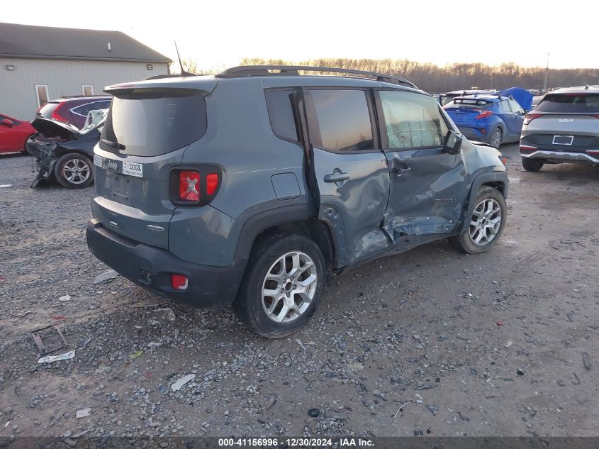 2018 Jeep Renegade Latitude Fwd VIN: ZACCJABB8JPH63684 Lot: 41156996