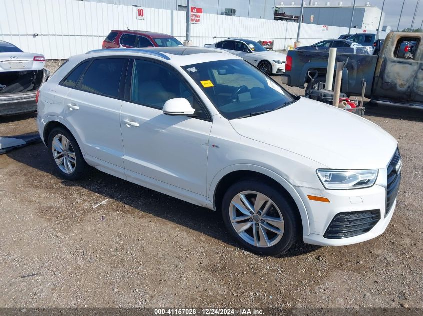 2018 Audi Q3 2.0T Premium/2.0T Sport Premium VIN: WA1BCCFS8JR001155 Lot: 41157028