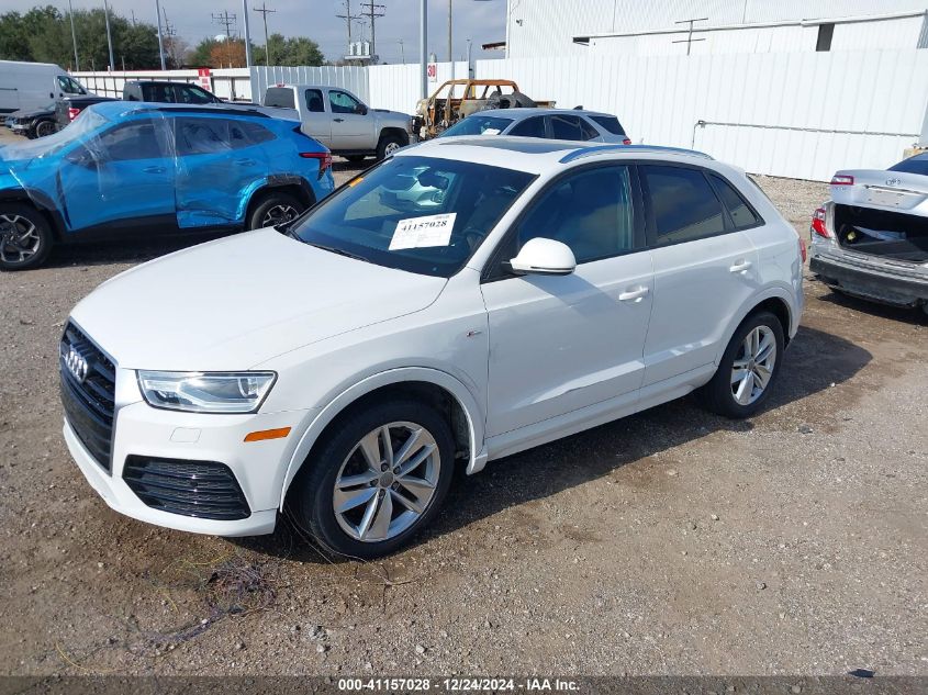 2018 Audi Q3 2.0T Premium/2.0T Sport Premium VIN: WA1BCCFS8JR001155 Lot: 41157028