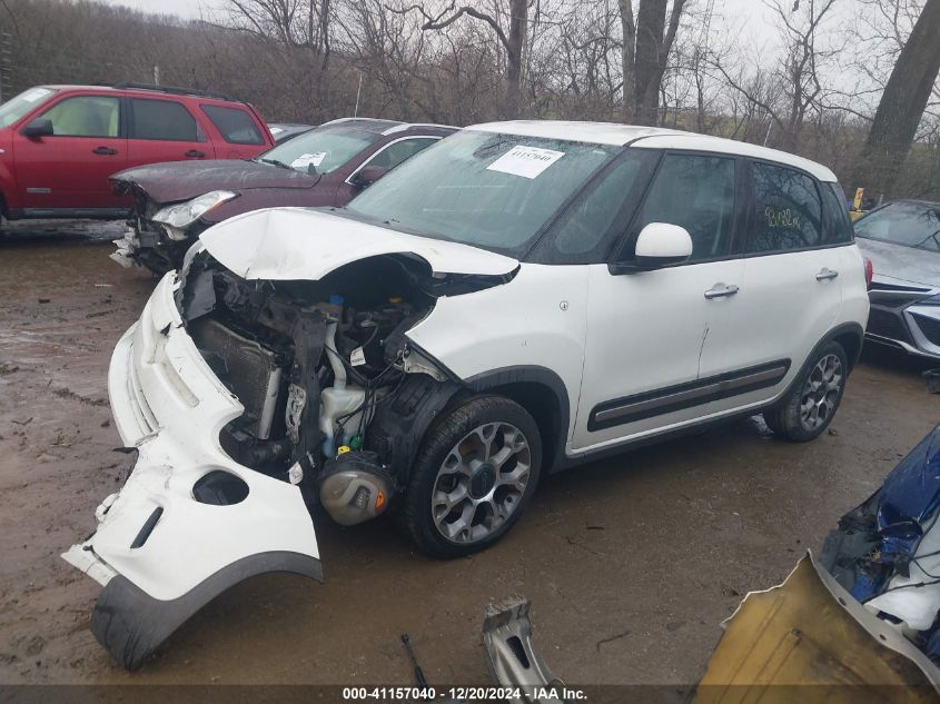 2014 Fiat 500L Trekking VIN: ZFBCFADH0EZ021602 Lot: 41157040