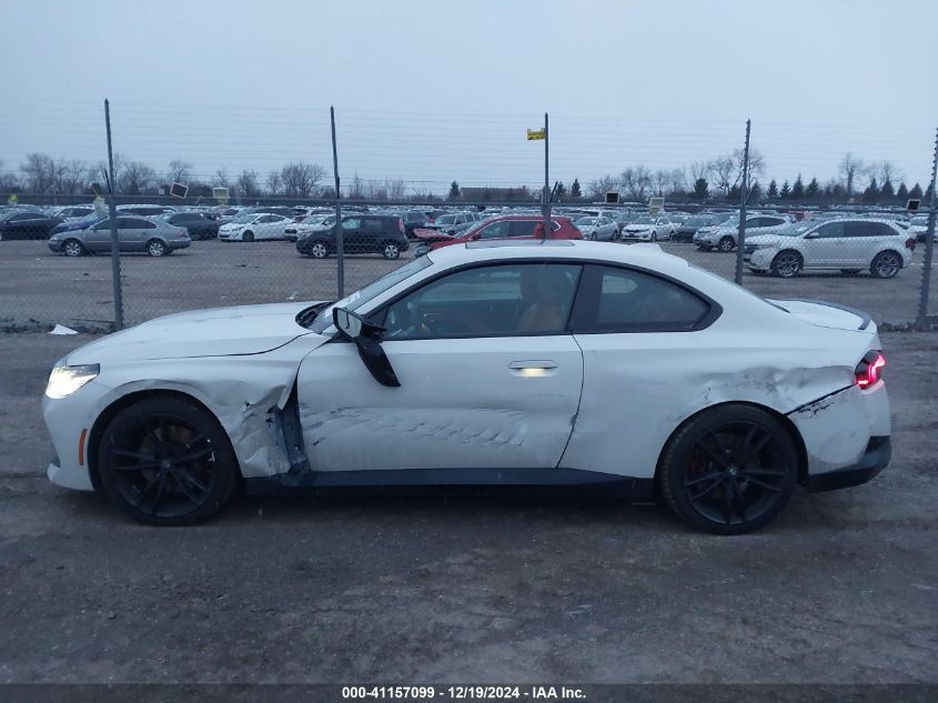 2023 BMW M240 I xDrive VIN: 3MW53CM09P8D55741 Lot: 41157099