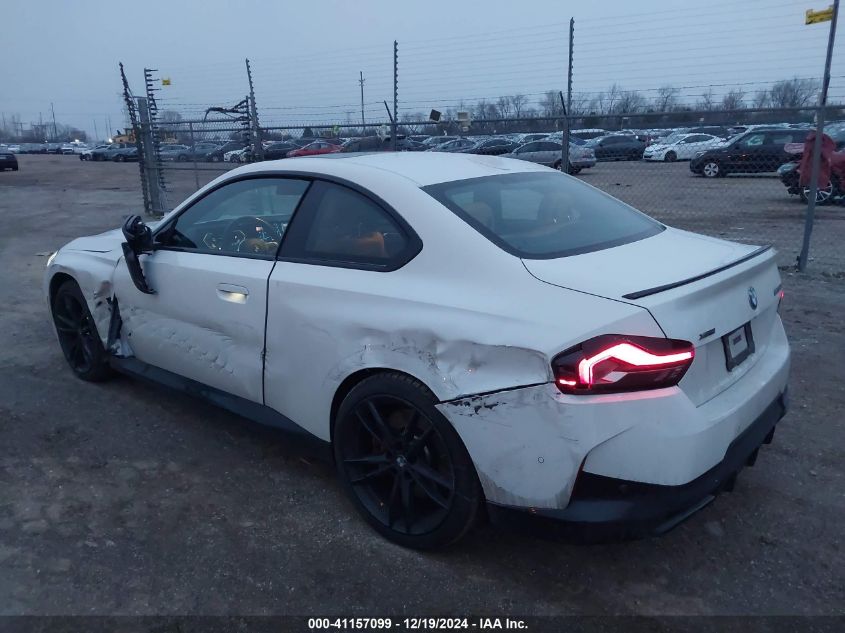 2023 BMW M240 I xDrive VIN: 3MW53CM09P8D55741 Lot: 41157099