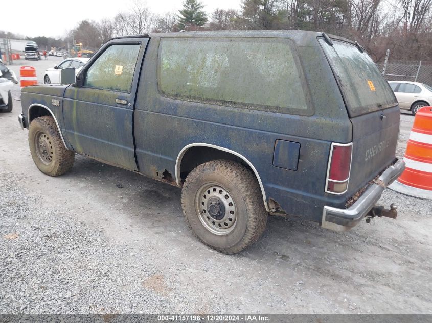 1985 Chevrolet Blazer S10 VIN: 1G8CT18B0F0136471 Lot: 41157196