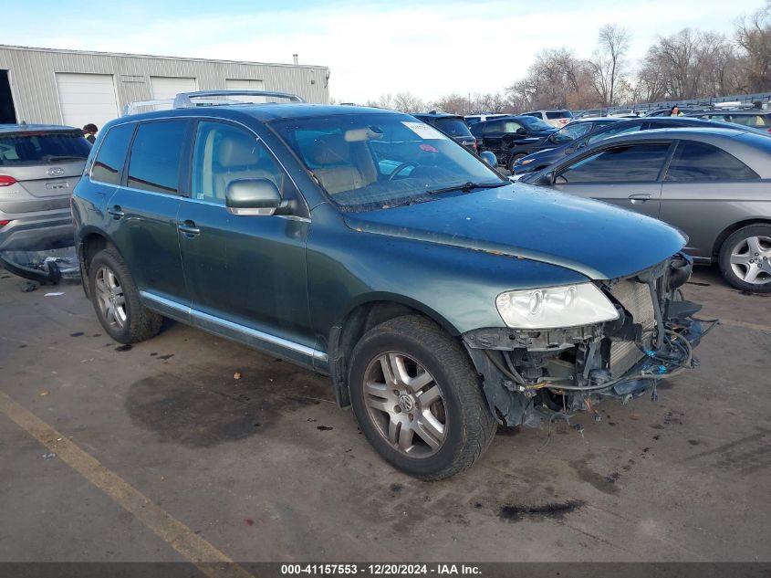 2005 Volkswagen Touareg V8 VIN: WVGMM77L55D070801 Lot: 41157553