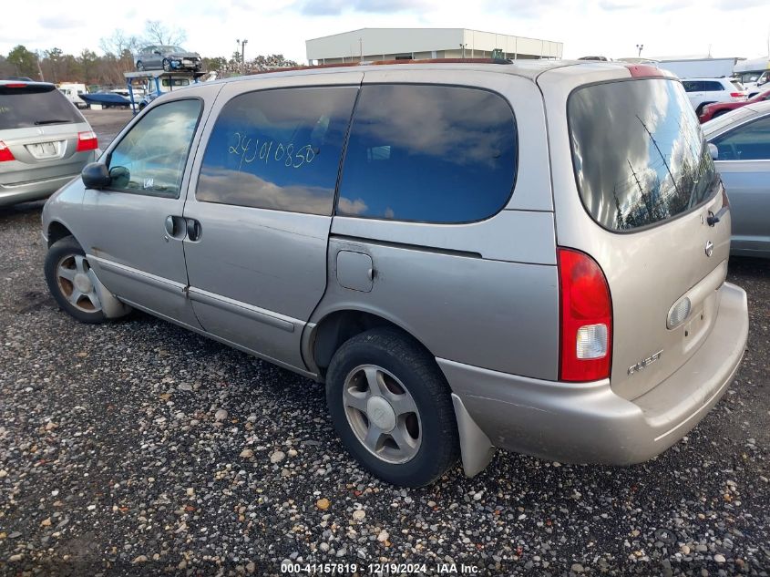 2001 Nissan Quest Gxe VIN: 4N2ZN15T81D830573 Lot: 41157819