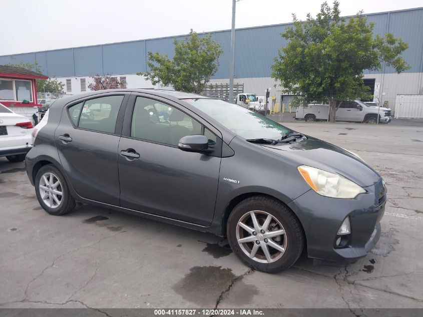 2014 Toyota Prius C Four VIN: JTDKDTB31E1067004 Lot: 41157827