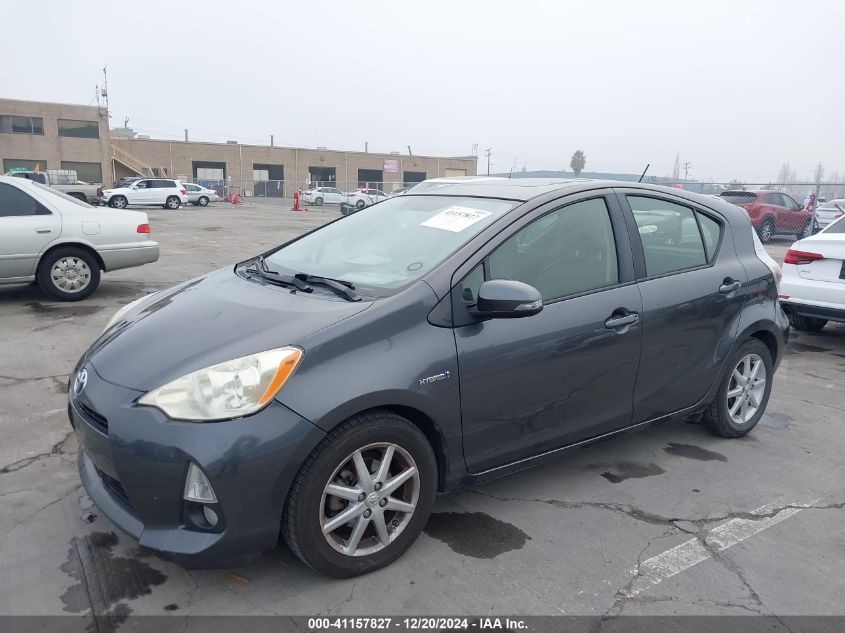 2014 Toyota Prius C Four VIN: JTDKDTB31E1067004 Lot: 41157827