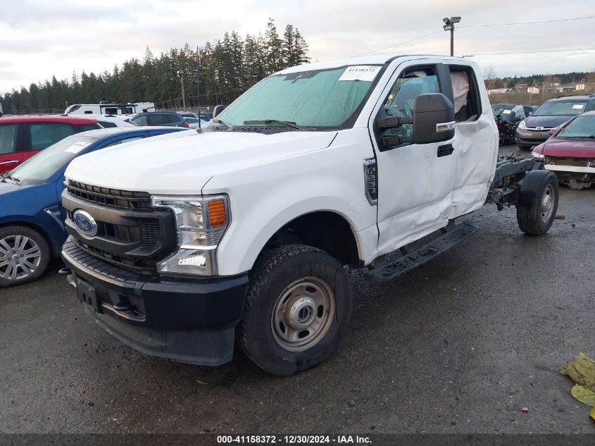 2022 Ford F250 Xl VIN: 1FT7X2B65NEG16276 Lot: 41158372