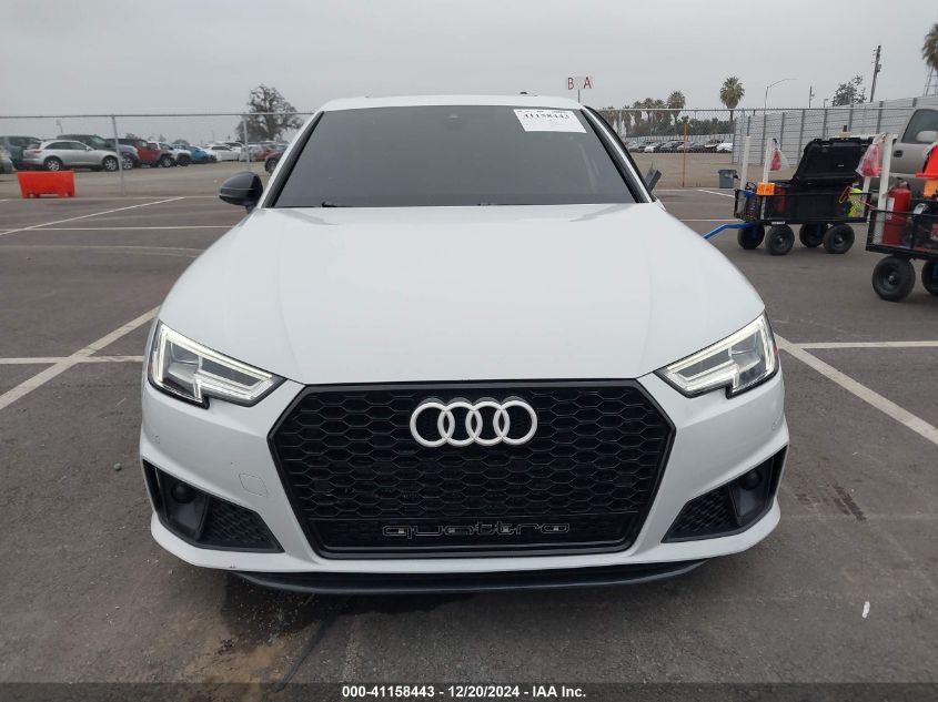 2019 Audi S4 3.0T Premium VIN: WAUB4AF4XKA011062 Lot: 41158443