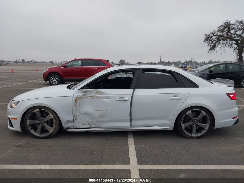 2019 Audi S4 3.0T Premium VIN: WAUB4AF4XKA011062 Lot: 41158443