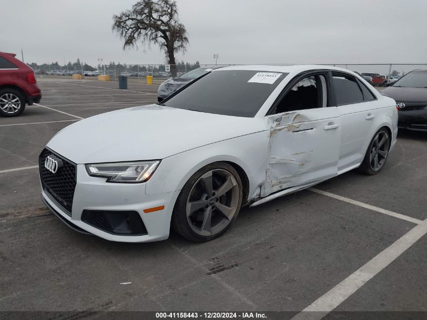 2019 Audi S4 3.0T Premium VIN: WAUB4AF4XKA011062 Lot: 41158443