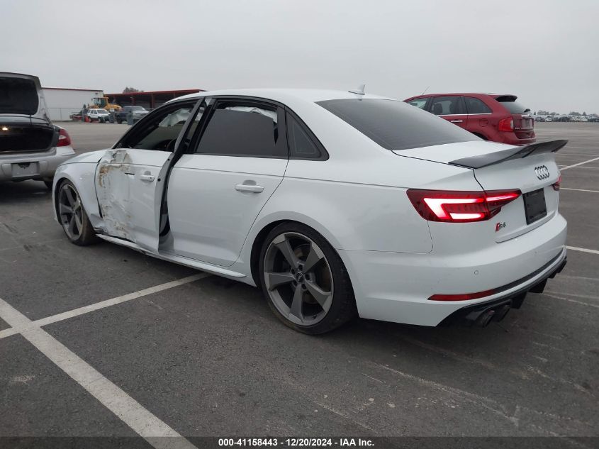 2019 Audi S4 3.0T Premium VIN: WAUB4AF4XKA011062 Lot: 41158443