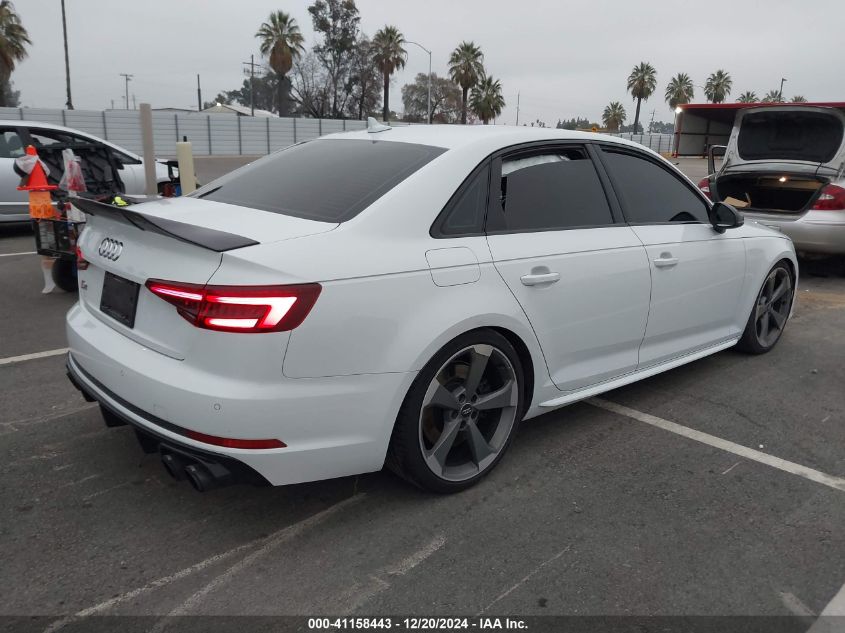 2019 Audi S4 3.0T Premium VIN: WAUB4AF4XKA011062 Lot: 41158443