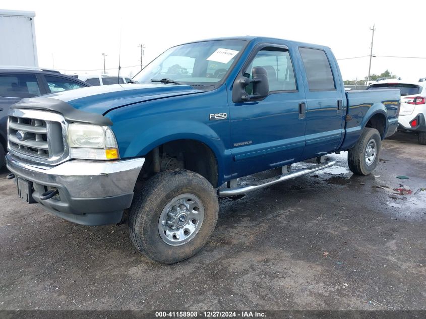 2002 Ford F-250 Lariat/Xl/Xlt VIN: 1FTNW21F42EA87040 Lot: 41158908