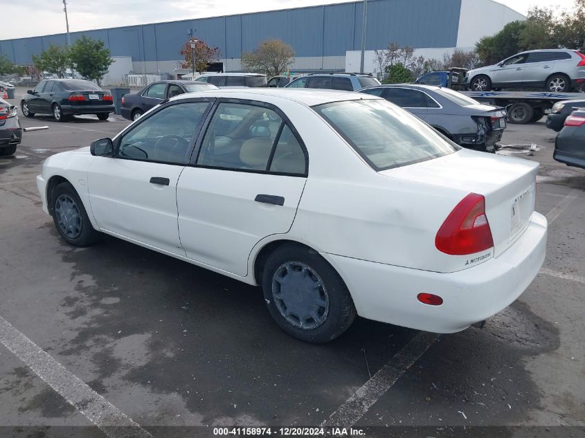 2000 Mitsubishi Mirage De VIN: JA3AY26C7YU017939 Lot: 41158974