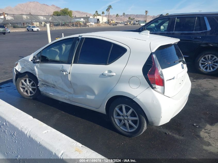 2015 Toyota Prius C Four VIN: JTDKDTB35F1114505 Lot: 41159078