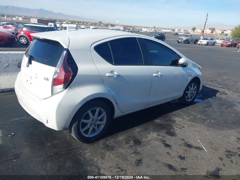 2015 Toyota Prius C Four VIN: JTDKDTB35F1114505 Lot: 41159078