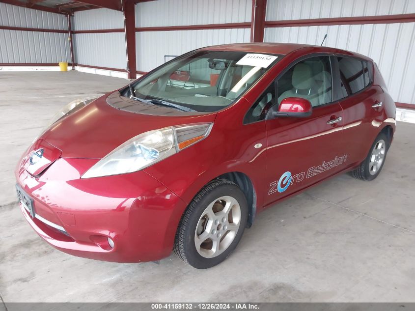 2012 Nissan Leaf Sl VIN: JN1AZ0CP4CT023421 Lot: 41159132